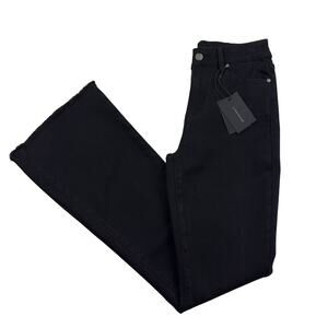 Flying Banana High Waisted Flare Raw Hem Super Stretch Jeans Women's Size 2M